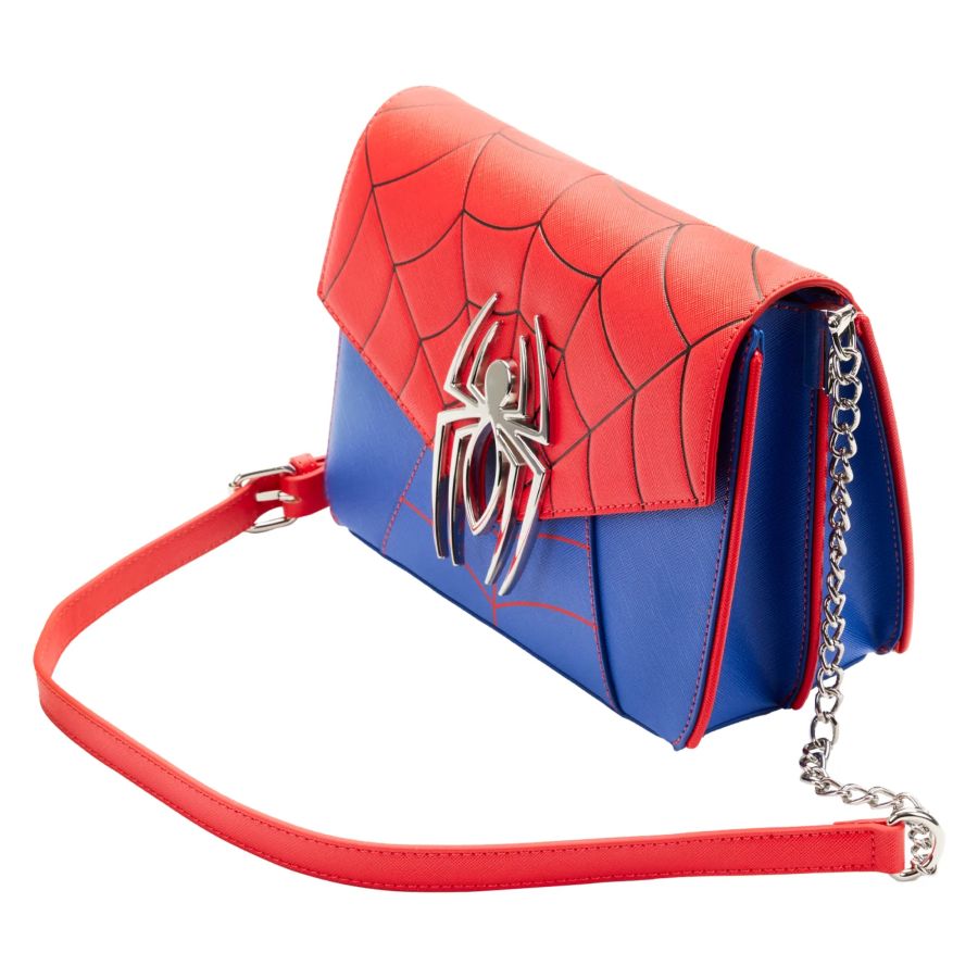 Pop Weasel - Image 3 of Marvel - Spider-Man Colour Block Crossbody Bag - Loungefly - Bags, Wallets & Purses - Image - Pop Weasel