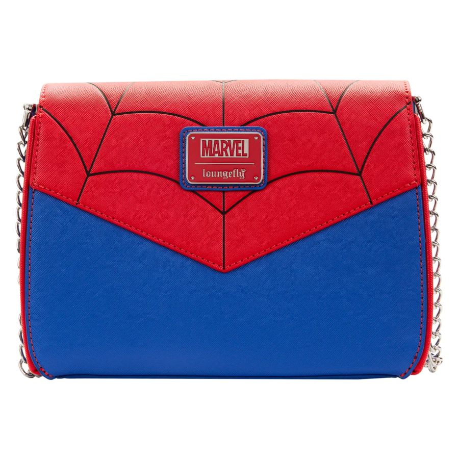 Pop Weasel - Image 4 of Marvel - Spider-Man Colour Block Crossbody Bag - Loungefly - Bags, Wallets & Purses - Image - Pop Weasel