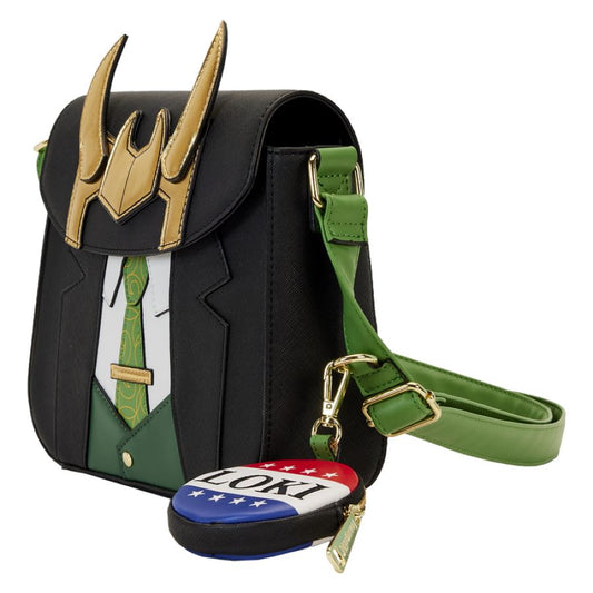 Pop Weasel - Image 2 of Loki (TV) - Loki For President Cosplay Crossbody Bag - Loungefly