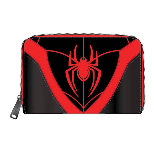 Pop Weasel Image of Marvel Comics - Spider-Man Miles Morales Costume Zip Purse - Loungefly