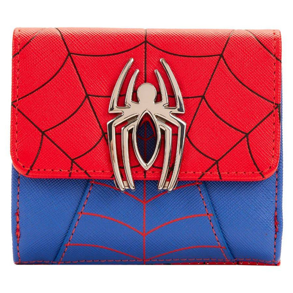 Pop Weasel Image of Marvel - Spider-Man Colour Block Flap Wallet - Loungefly