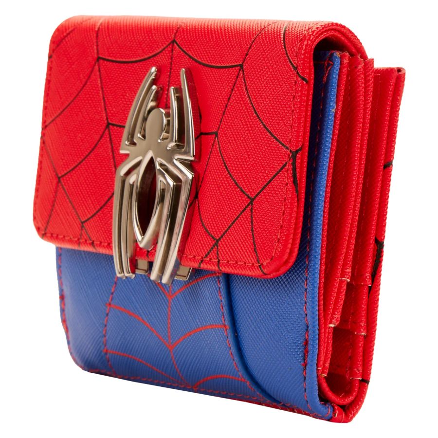 Pop Weasel - Image 2 of Marvel - Spider-Man Colour Block Flap Wallet - Loungefly - Bags, Wallets & Purses - Image - Pop Weasel