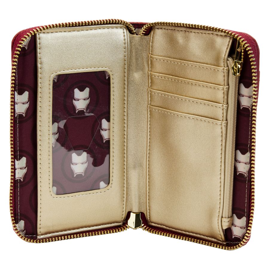 Pop Weasel - Image 4 of Infinity Saga - Iron Man 15th Anniversary Costume Zip Around Purse - Loungefly