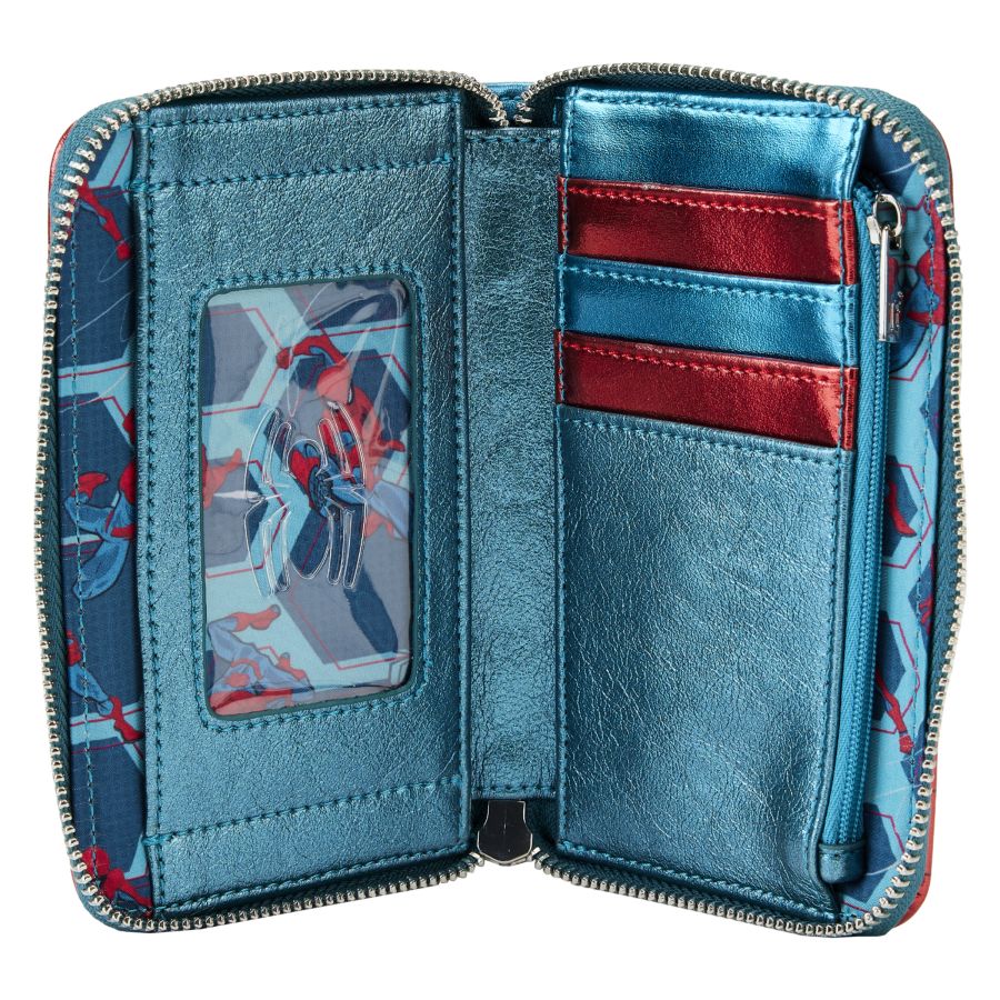 Pop Weasel - Image 4 of Marvel Comics - Spider-Man Metallic Zip Around Wallet - Loungefly - Bags, Wallets & Purses - Image - Pop Weasel