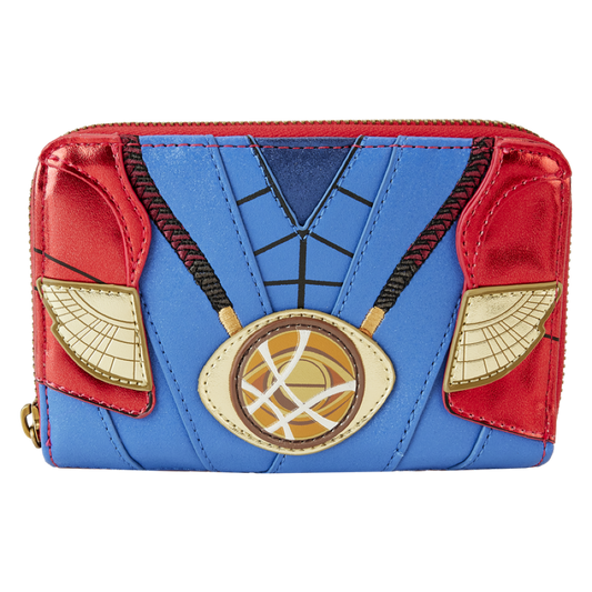 Pop Weasel Image of Marvel - Metallic Doctor Strange Cosplay Zip Around Wallet - Loungefly