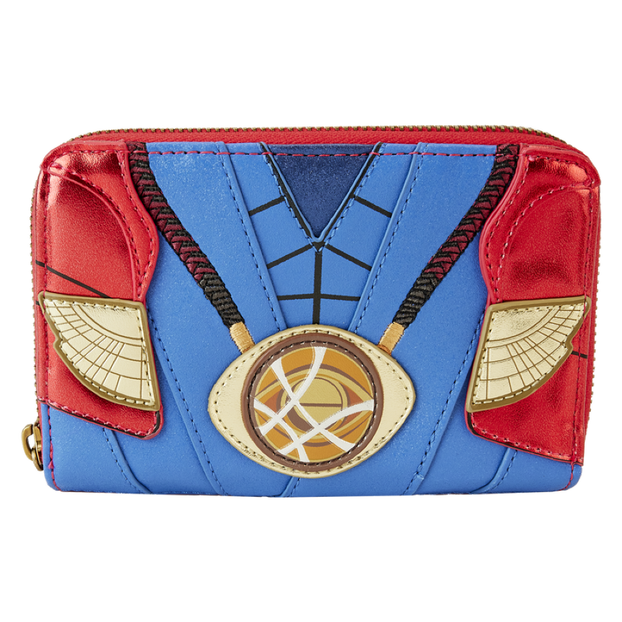 Pop Weasel Image of Marvel - Metallic Doctor Strange Cosplay Zip Around Wallet - Loungefly - Bags, Wallets & Purses - Image - Pop Weasel