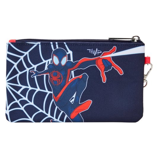 Spider-Man: Across the Spider-Verse - Miles Nylon Wristlet Wallet - Loungefly