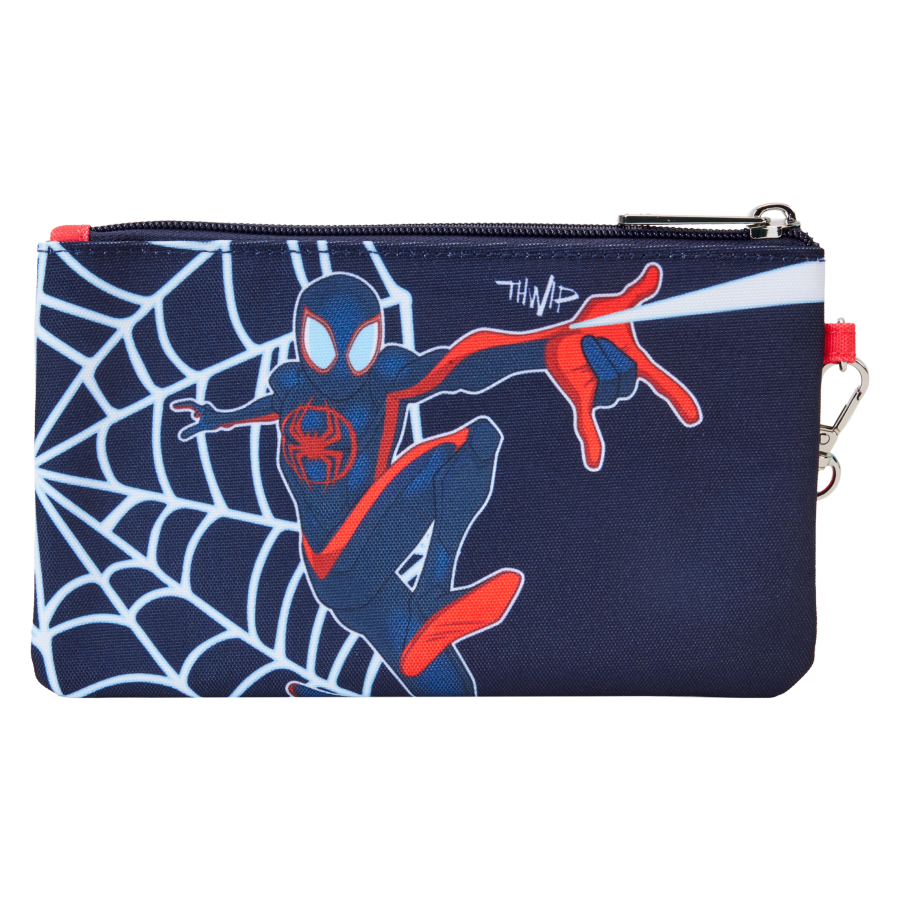 Spider-Man: Across the Spider-Verse - Miles Nylon Wristlet Wallet - Loungefly - Bags, Wallets & Purses - Image - Pop Weasel