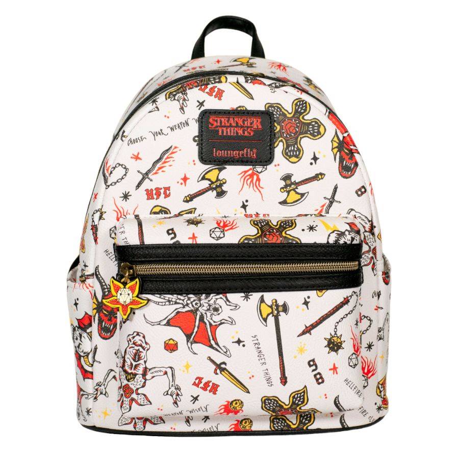 Pop Weasel Image of Stranger Things - Hellfire (Season 4) US Exclusive Mini Backpack [RS] - Loungefly - Bags, Wallets & Purses - Image - Pop Weasel