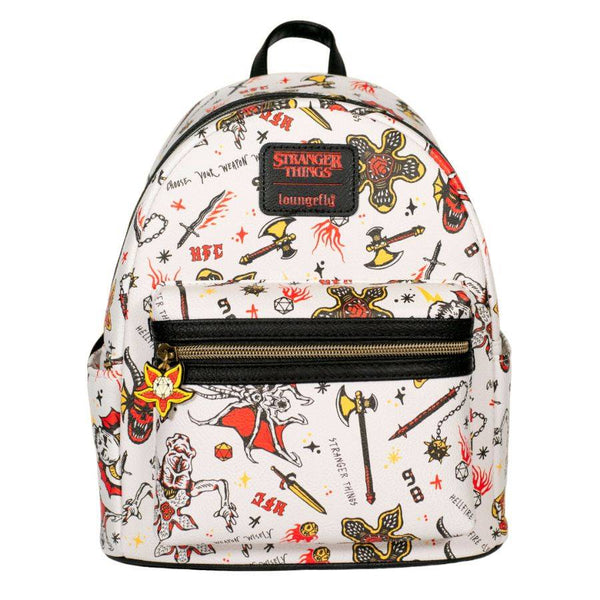 Pop Weasel Image of Stranger Things - Hellfire (Season 4) US Exclusive Mini Backpack [RS] - Loungefly