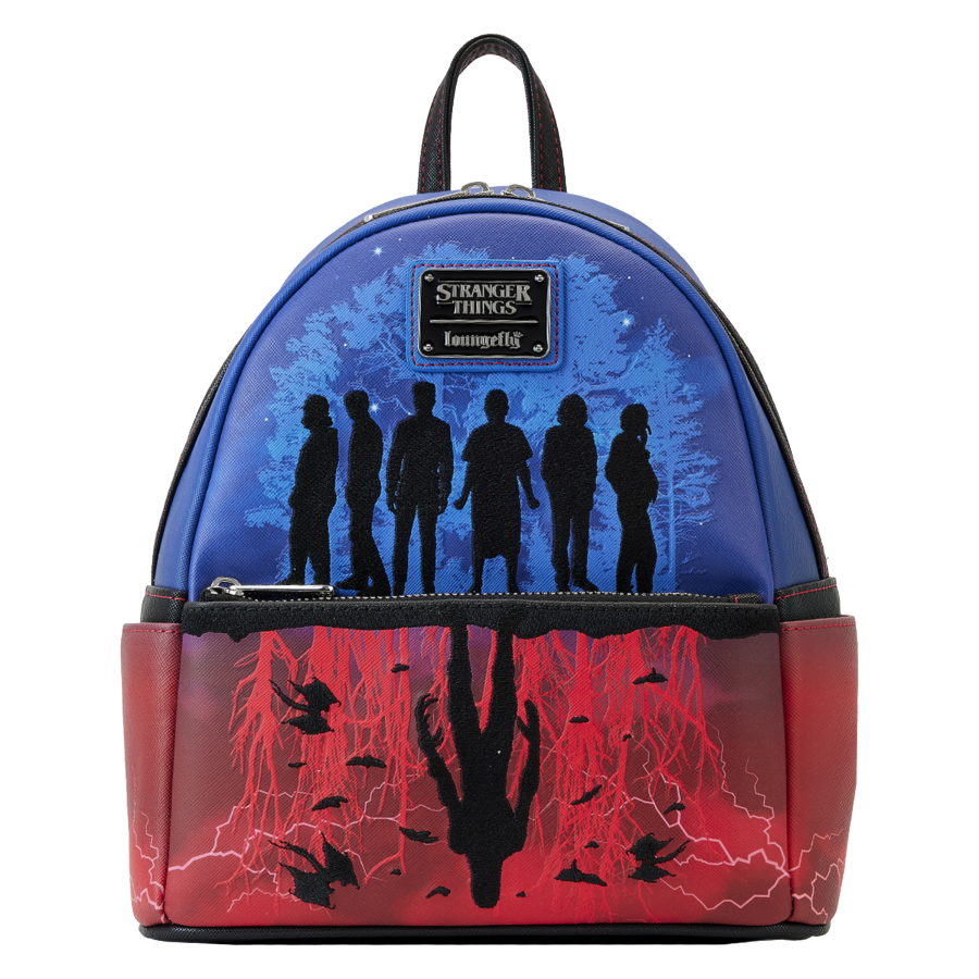 Pop Weasel Image of Stranger Things - UpsideDown Shadows Mini Backpack - Loungefly - Bags, Wallets & Purses - Image - Pop Weasel