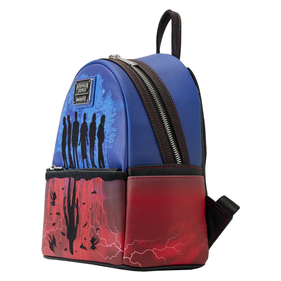 Pop Weasel - Image 2 of Stranger Things - UpsideDown Shadows Mini Backpack - Loungefly - Bags, Wallets & Purses - Image - Pop Weasel