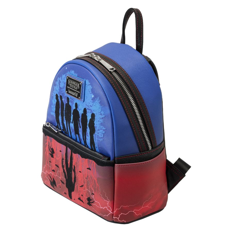 Pop Weasel - Image 3 of Stranger Things - UpsideDown Shadows Mini Backpack - Loungefly - Bags, Wallets & Purses - Image - Pop Weasel