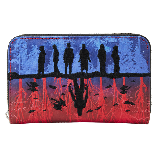 Pop Weasel Image of Stranger Things - UpsideDown Shadows Zip Wallet - Loungefly