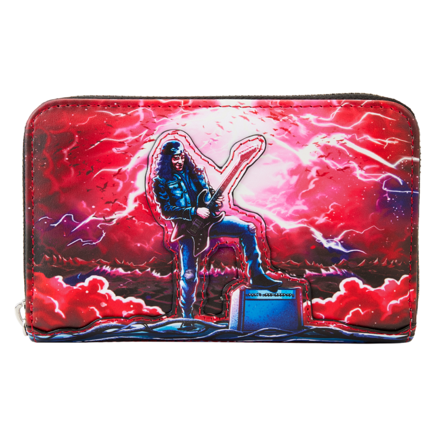 Pop Weasel Image of Stranger Things - Eddie Munson Tribute Glow Zip Around Wallet - Loungefly - Bags, Wallets & Purses - Image - Pop Weasel