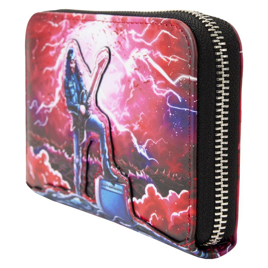 Pop Weasel - Image 3 of Stranger Things - Eddie Munson Tribute Glow Zip Around Wallet - Loungefly - Bags, Wallets & Purses - Image - Pop Weasel