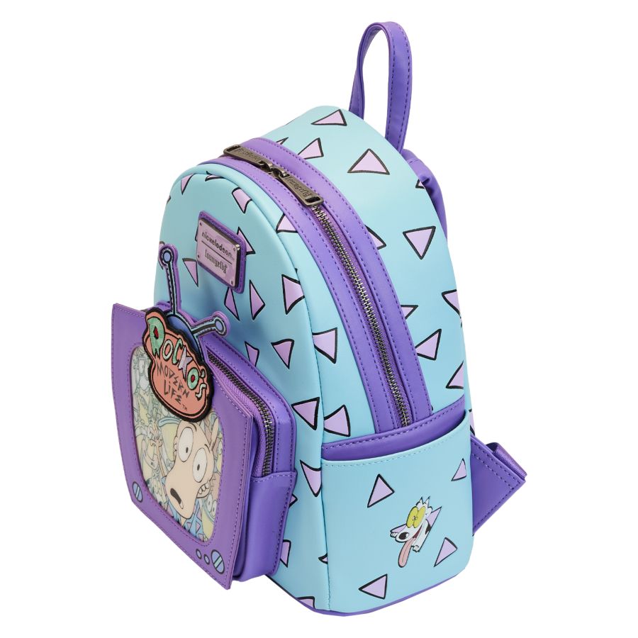 Pop Weasel - Image 4 of Rocko's Modern Life - Lenticular TV Mini Backpack - Loungefly - Bags, Wallets & Purses - Image - Pop Weasel