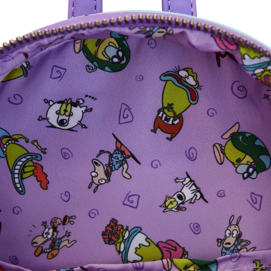 Pop Weasel - Image 7 of Rocko's Modern Life - Lenticular TV Mini Backpack - Loungefly - Bags, Wallets & Purses - Image - Pop Weasel