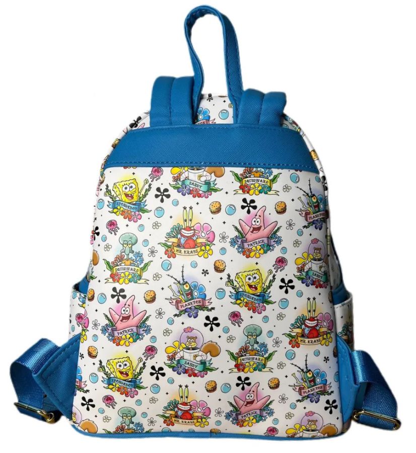 Pop Weasel - Image 3 of SpongeBob SquarePants - Tattoo US Exclusive Mini Backpack [RS] - Loungefly - Bags, Wallets & Purses - Image - Pop Weasel