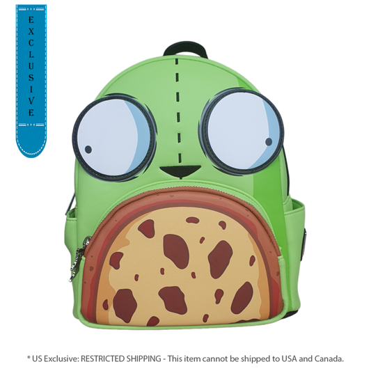 Pop Weasel Image of Invader Zim - Gir with Pizza US Exclusive Mini Backpack [RS] - Loungefly