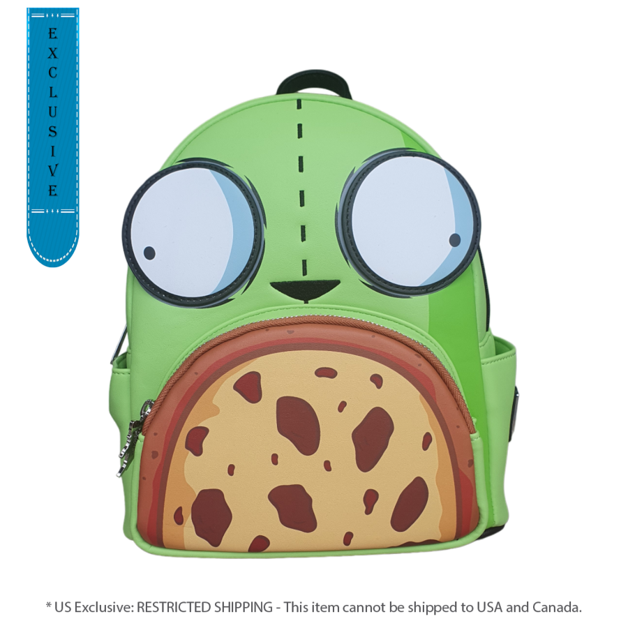 Pop Weasel Image of Invader Zim - Gir with Pizza US Exclusive Mini Backpack [RS] - Loungefly - Bags, Wallets & Purses - Image - Pop Weasel