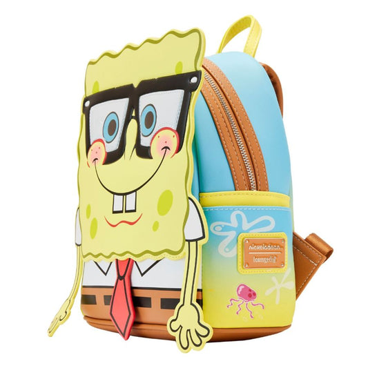 Pop Weasel - Image 2 of Spongebob - Spongebob with Glasses US Exclusive Cosplay Mini Backpack [RS] - Loungefly