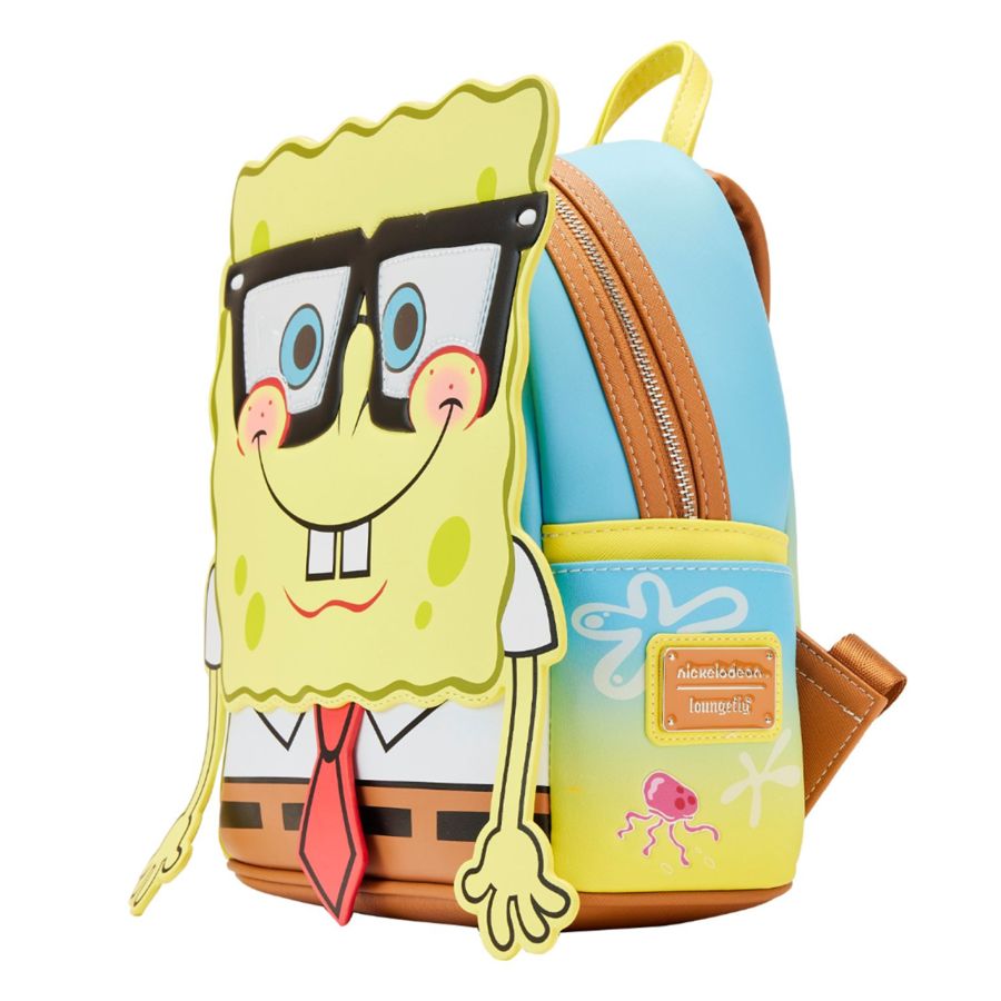 Pop Weasel - Image 2 of Spongebob - Spongebob with Glasses US Exclusive Cosplay Mini Backpack [RS] - Loungefly - Bags, Wallets & Purses - Image - Pop Weasel