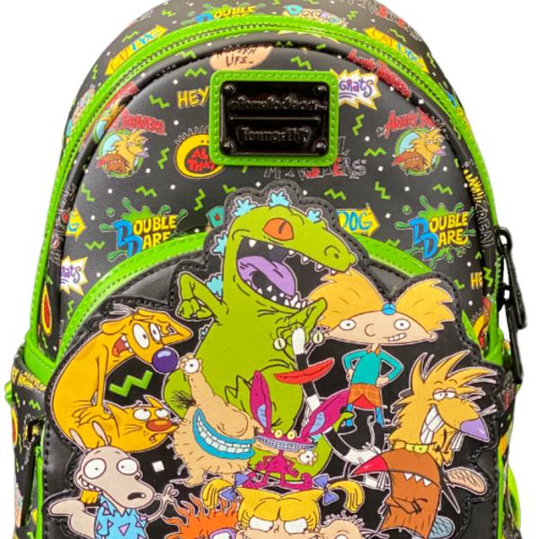 RARE Nickelodeon Classic Cartoons Retro Mini Backpack with Misprint on the front retailer