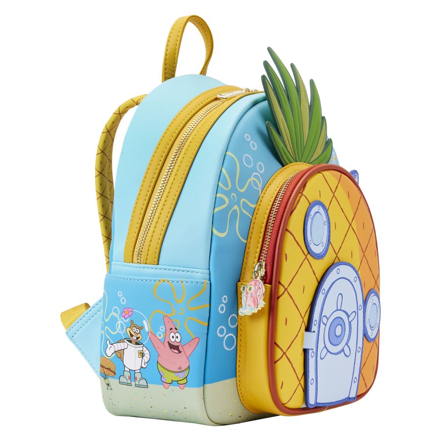 Pop Weasel - Image 5 of Spongebob Squarepants - Pineapple House Mini Backpack - Loungefly - Bags, Wallets & Purses - Image - Pop Weasel