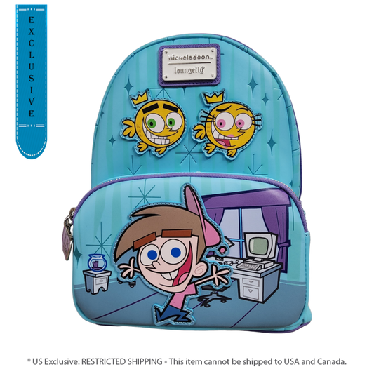 Pop Weasel Image of Fairly Odd Parents - Timmy US Exclusive Mini Backpack [RS] - Loungefly