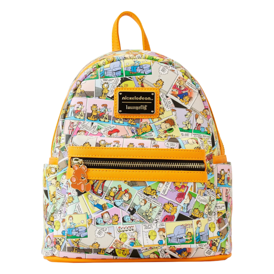 Pop Weasel Image of Nickelodeon - Garfield Comic Strip US Exclusive Mini Backpack [RS] - Loungefly - Bags, Wallets & Purses - Image - Pop Weasel