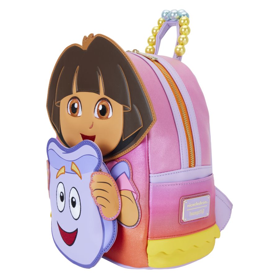 Image Pop Weasel - Image 2 of Dora the Explorer - Dora Cosplay Mini Backpack - Loungefly - Bags, Wallets & Purses - Image - Pop Weasel