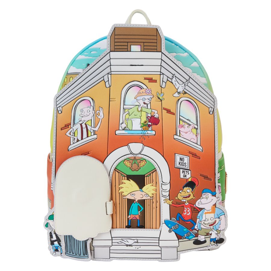 Image Pop Weasel - Image 2 of Hey Arnold - House Mini Backpack - Loungefly - Bags, Wallets & Purses - Image - Pop Weasel