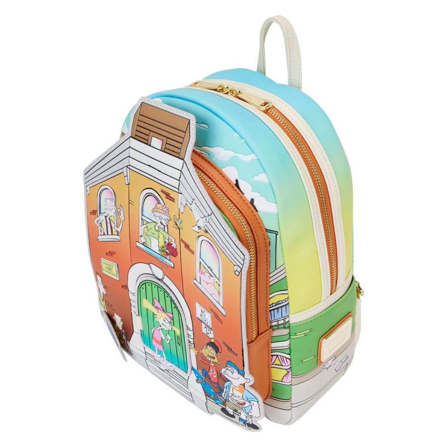 Image Pop Weasel - Image 5 of Hey Arnold - House Mini Backpack - Loungefly - Bags, Wallets & Purses - Image - Pop Weasel