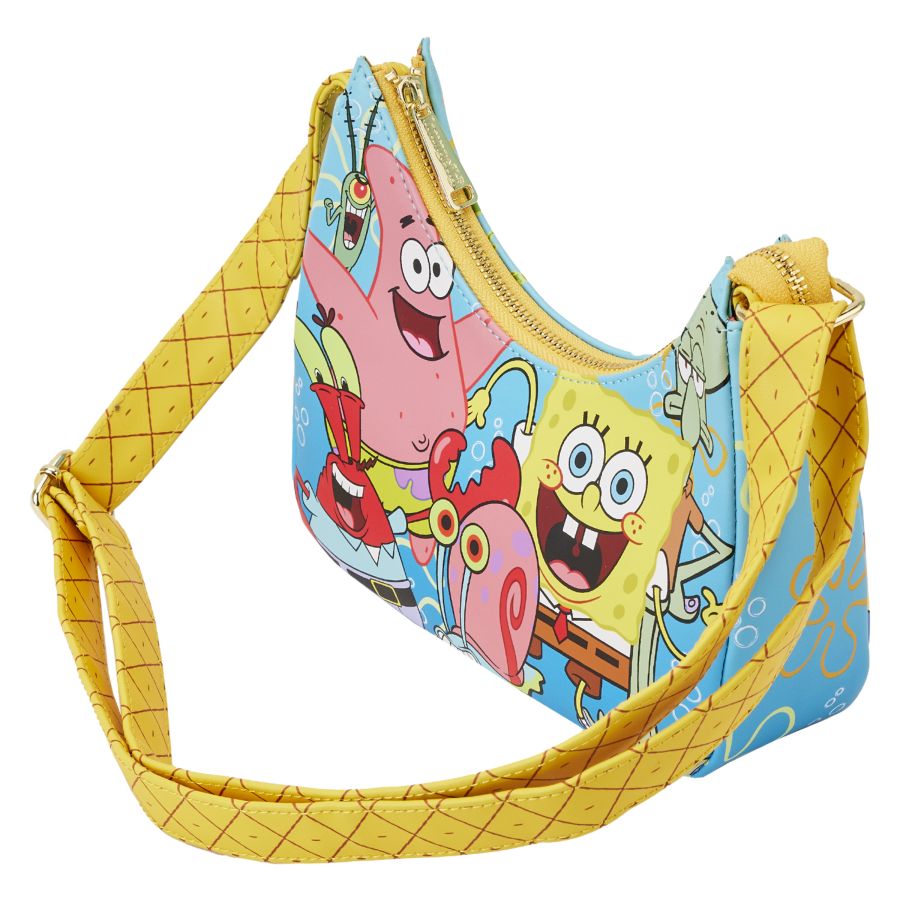 Pop Weasel - Image 3 of Spongebob Squarepants - Group Shot Crossbody - Loungefly - Bags, Wallets & Purses - Image - Pop Weasel