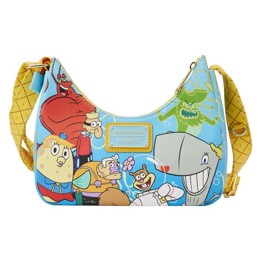 Pop Weasel - Image 4 of Spongebob Squarepants - Group Shot Crossbody - Loungefly - Bags, Wallets & Purses - Image - Pop Weasel