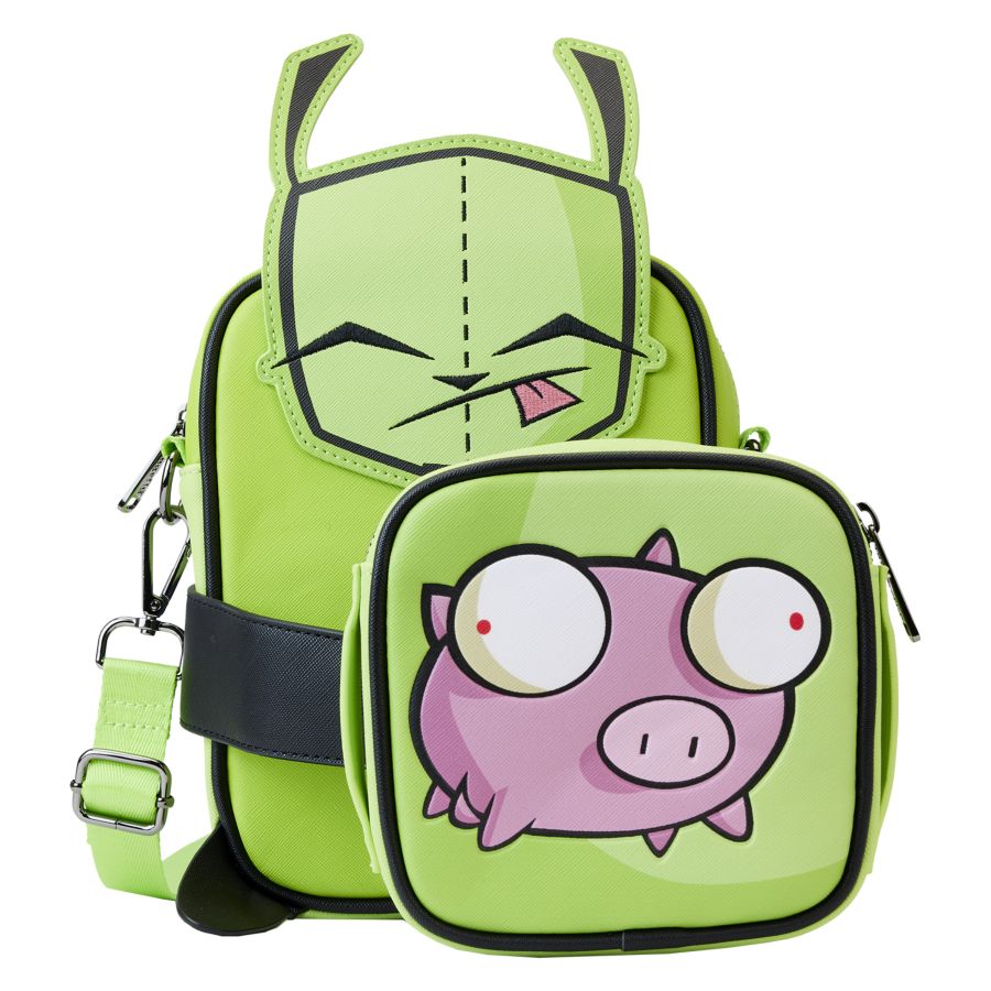 Pop Weasel - Image 3 of Invader Zim - Gir Cosplay Crossbuddies Bag - Loungefly