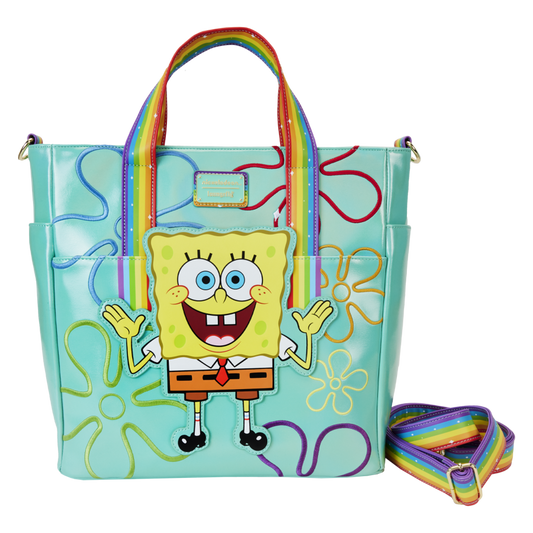 Pop Weasel Image of Spongebob Squarepants (25th Anniversary) - Imagination Convertible Tote - Loungefly