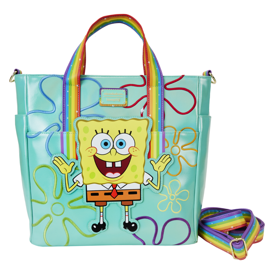 Pop Weasel Image of Spongebob Squarepants (25th Anniversary) - Imagination Convertible Tote - Loungefly - Bags, Wallets & Purses - Image - Pop Weasel