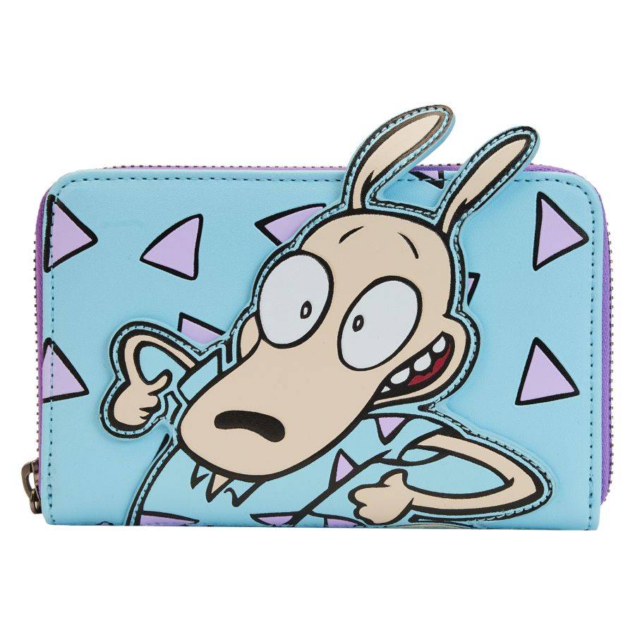 Pop Weasel Image of Rocko's Modern Life - Zip Around Purse - Loungefly - Bags, Wallets & Purses - Image - Pop Weasel