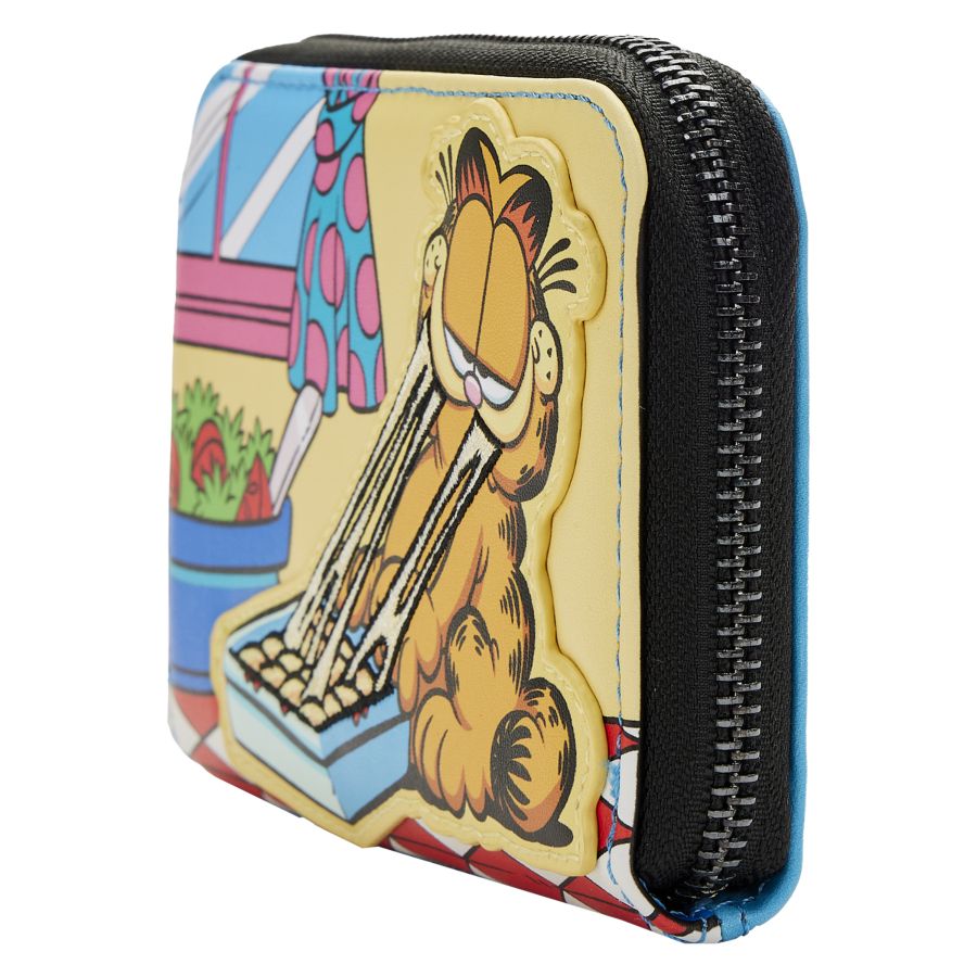 Pop Weasel - Image 2 of Garfield - Garfield Loves Lasagna Zip Around Purse - Loungefly - Bags, Wallets & Purses - Image - Pop Weasel