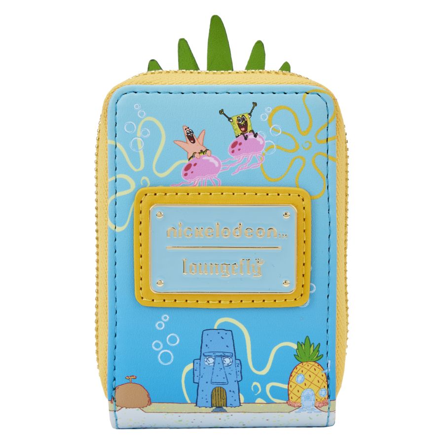 Pop Weasel - Image 3 of Spongebob Squarepants - Pineapple House Accordion Wallet - Loungefly