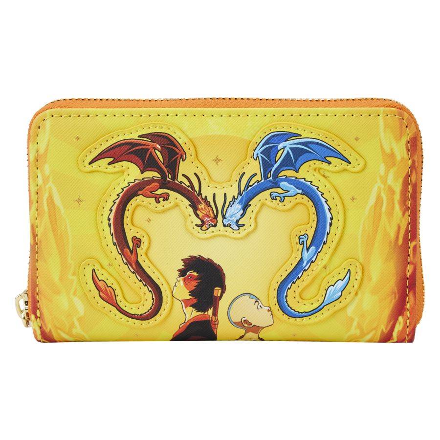 Pop Weasel Image of Avatar: The Last Airbender - The Fire Dance Zip Around Wallet - Loungefly