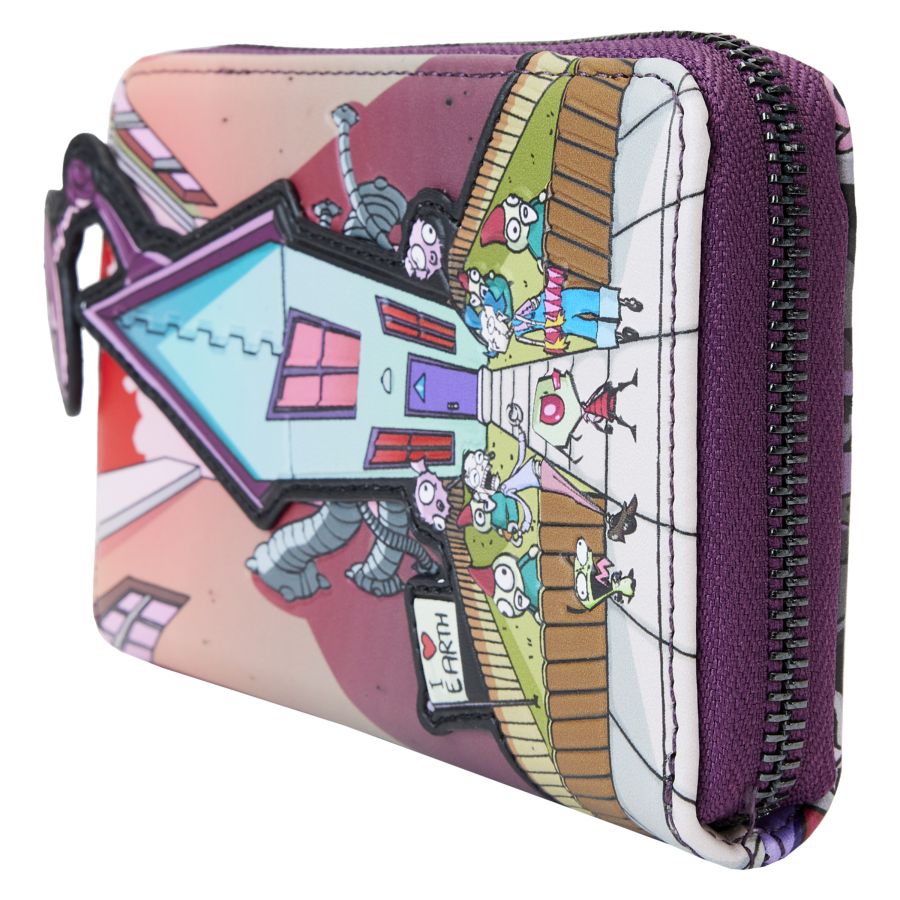 Pop Weasel - Image 2 of Invader Zim - Secret Lair Zip Around Wallet - Loungefly - Bags, Wallets & Purses - Image - Pop Weasel