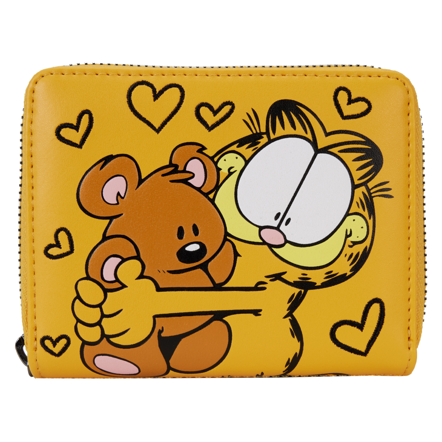 Pop Weasel Image of Nickelodeon - Garfield & Pooky Zip Wallet - Loungefly - Bags, Wallets & Purses - Image - Pop Weasel