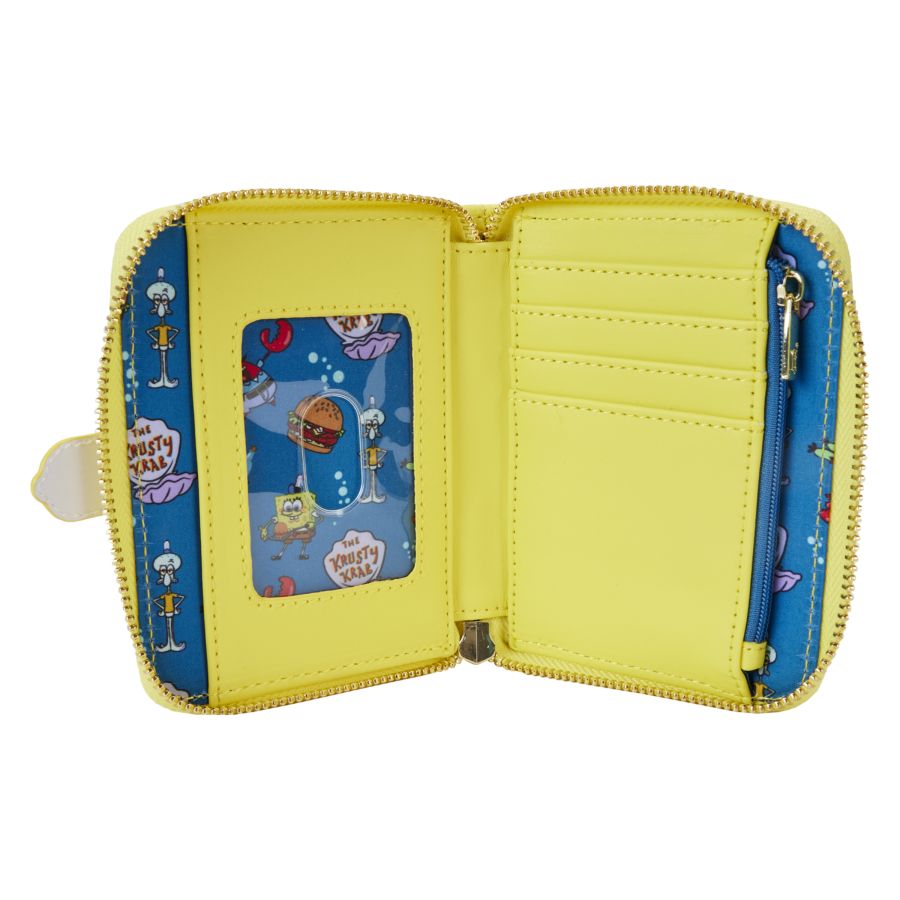 Pop Weasel - Image 4 of Spongebob Squarepants (25th Anniversary) - Spongebob Zip Around Wallet - Loungefly - Bags, Wallets & Purses - Image - Pop Weasel