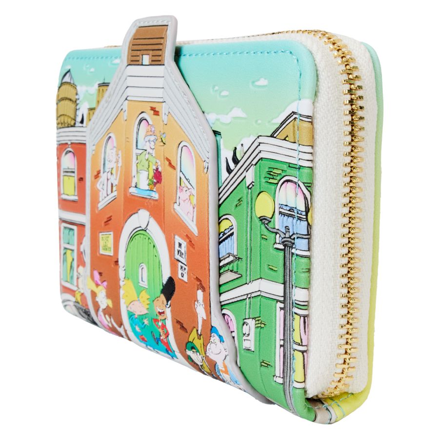 Image Pop Weasel - Image 2 of Hey Arnold - House Zip Around Wallet - Loungefly - Bags, Wallets & Purses - Image - Pop Weasel