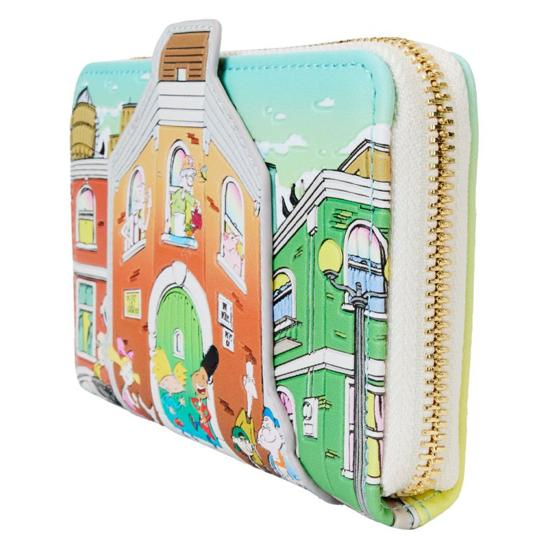 Image Pop Weasel - Image 2 of Hey Arnold - House Zip Around Wallet - Loungefly