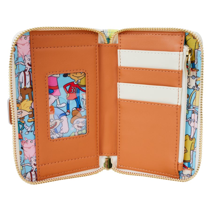 Image Pop Weasel - Image 4 of Hey Arnold - House Zip Around Wallet - Loungefly - Bags, Wallets & Purses - Image - Pop Weasel