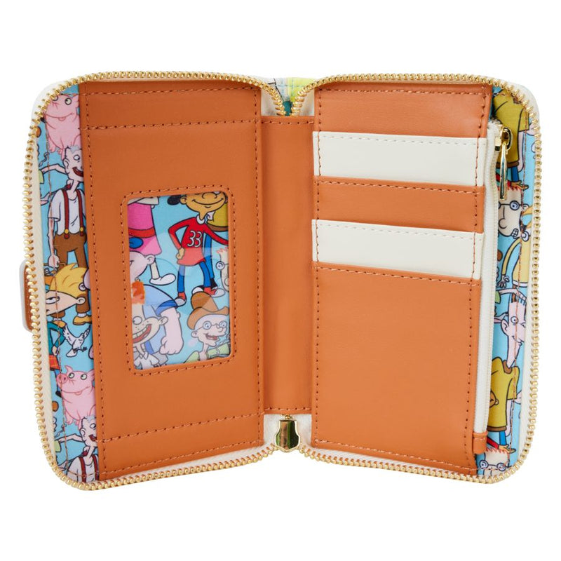 Image Pop Weasel - Image 4 of Hey Arnold - House Zip Around Wallet - Loungefly
